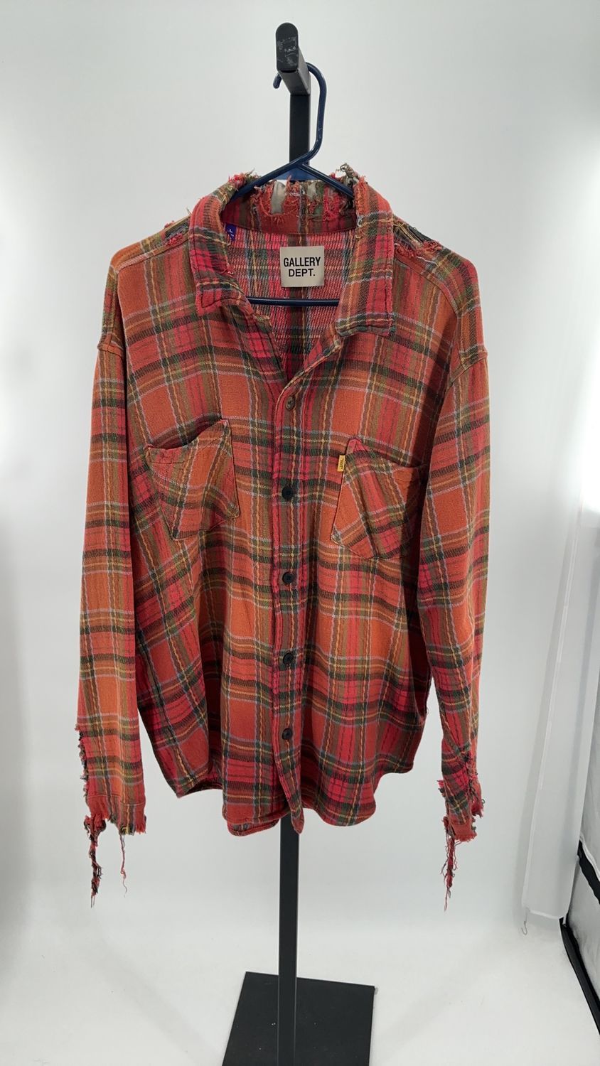 GALLERY DEPT. MARLEY FLANNEL L/S &quot;RED/BLACK&quot;