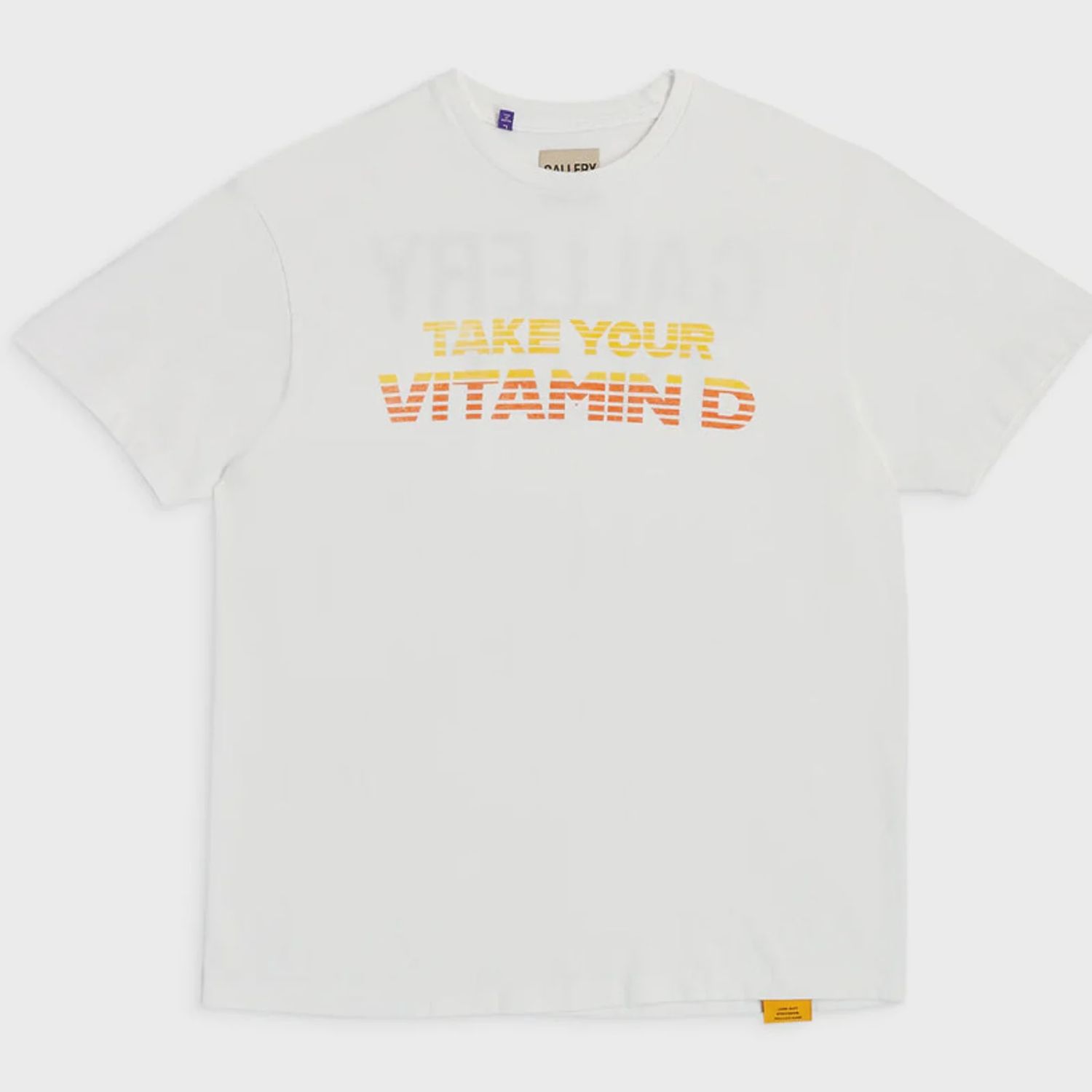 GALLERY DEPT. VITAMIN D TEE  “WHITE”