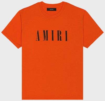 AMIRI CORE LOGO T-SHIRT "ORANGE"