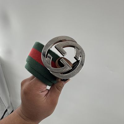 GUCCI BELT GREEN/RED