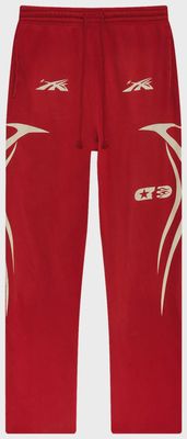 HELLSTAR STUDIOS RACER FLARE SWEATS RED