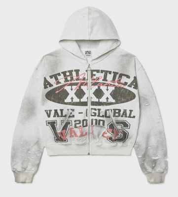 VALE FOREVER DESTROYER ZIP UP "GREY"
