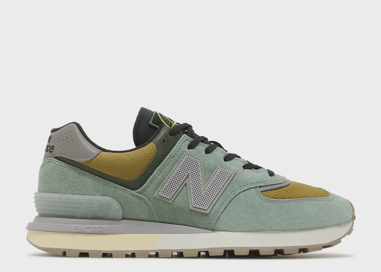 NEW BALANCE 574 LEGACY STONE ISLAND LIGHT GREEN