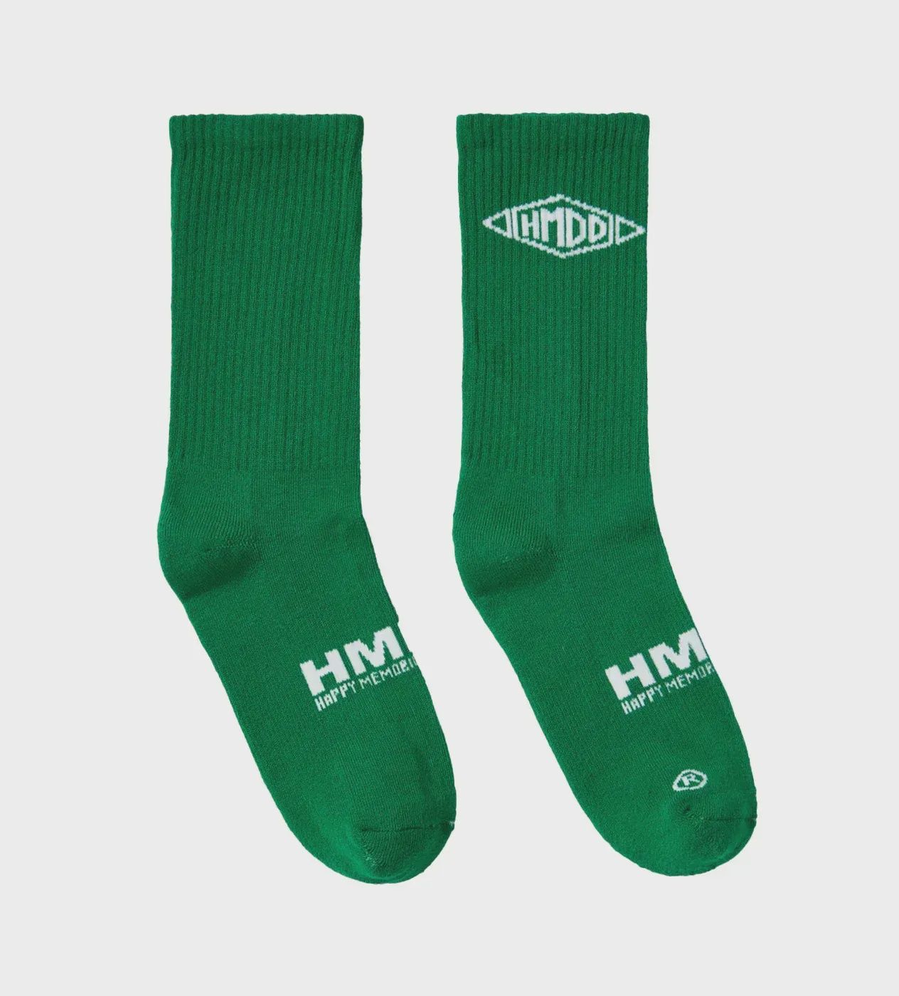 HMDD CREW SOCKS GREEN/WHITE