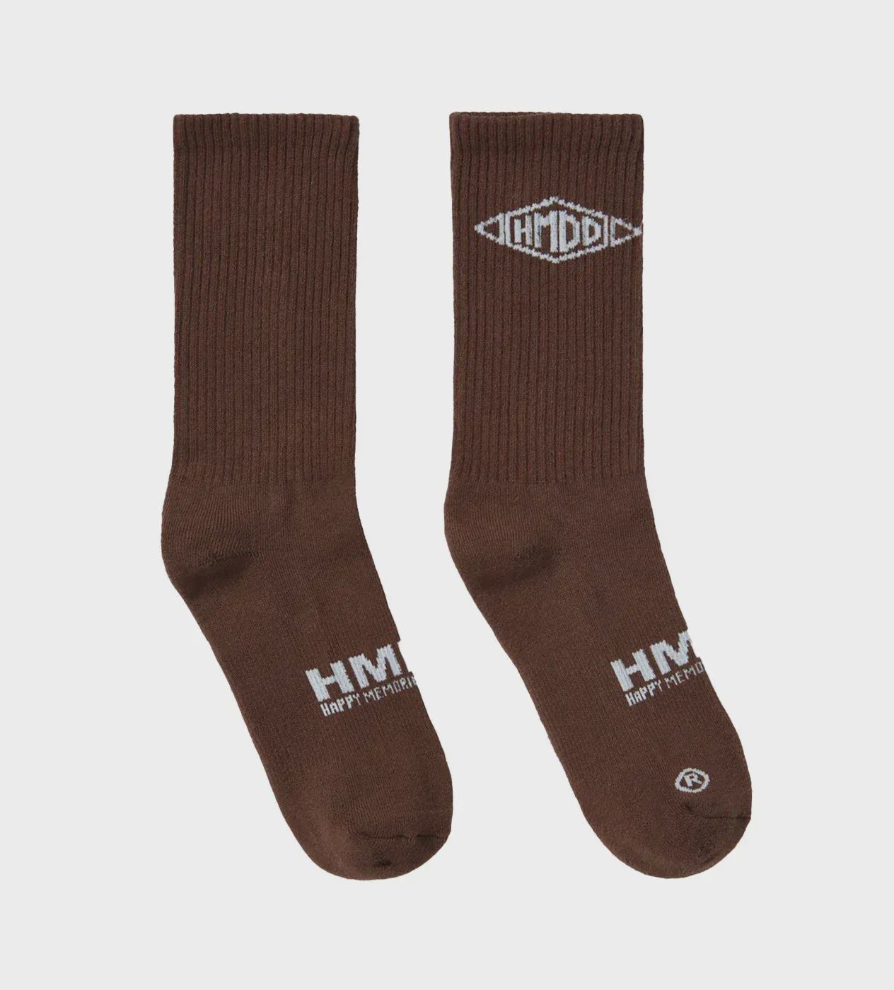 HMDD CREW SOCKS BROWN