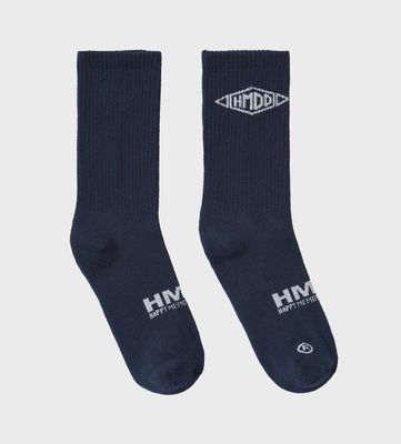 HMDD CREW SOCKS NAVY/WHITE