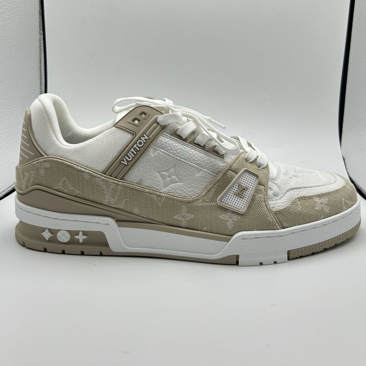 LOUIS VUITTON TRAINER “BEIGE” SZ LV 9.5