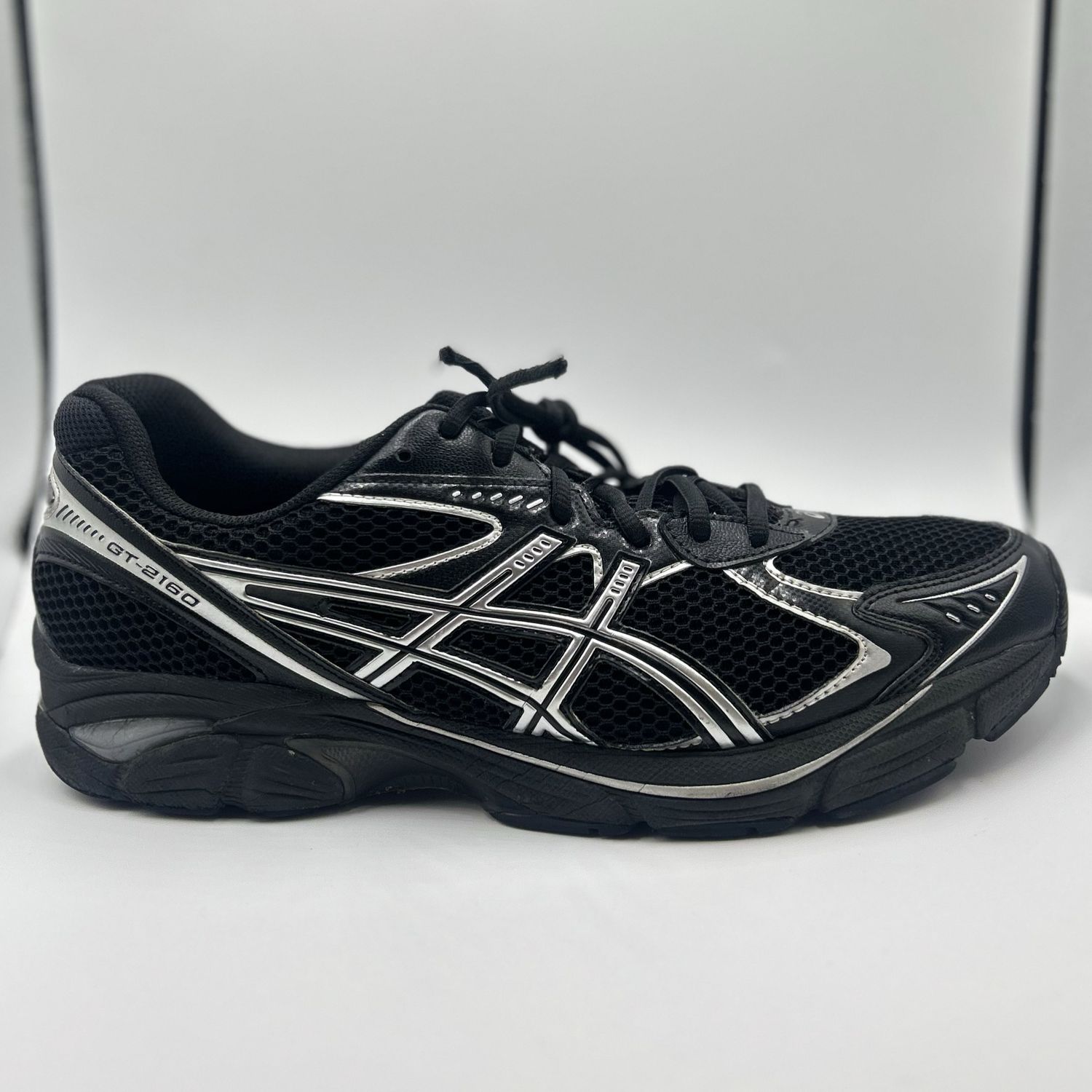 ASIC GT 2160 &quot;BLACK PURE SILVER&quot; SZ 12 N.B.