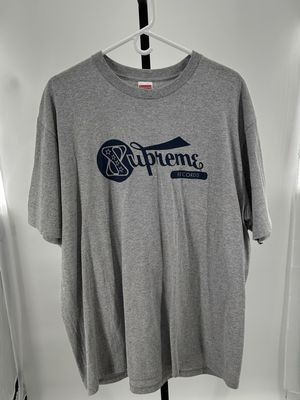 SUPREME  RECORDS TEE “HEATHER GREY”