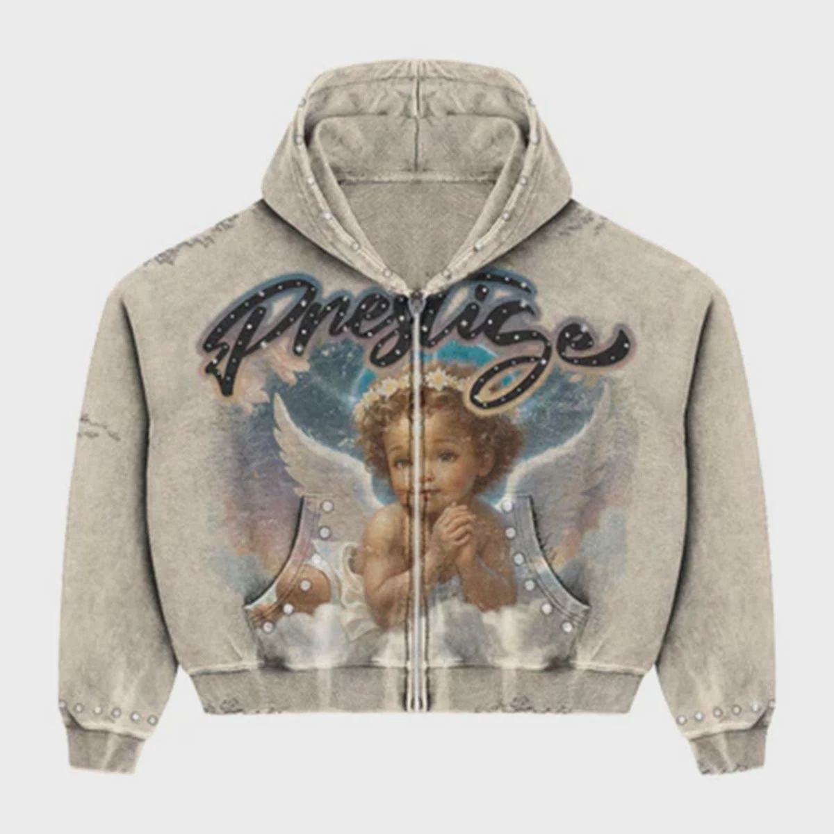 PRESTIGE ANGEL HOODIE &quot;CREAM&quot;
