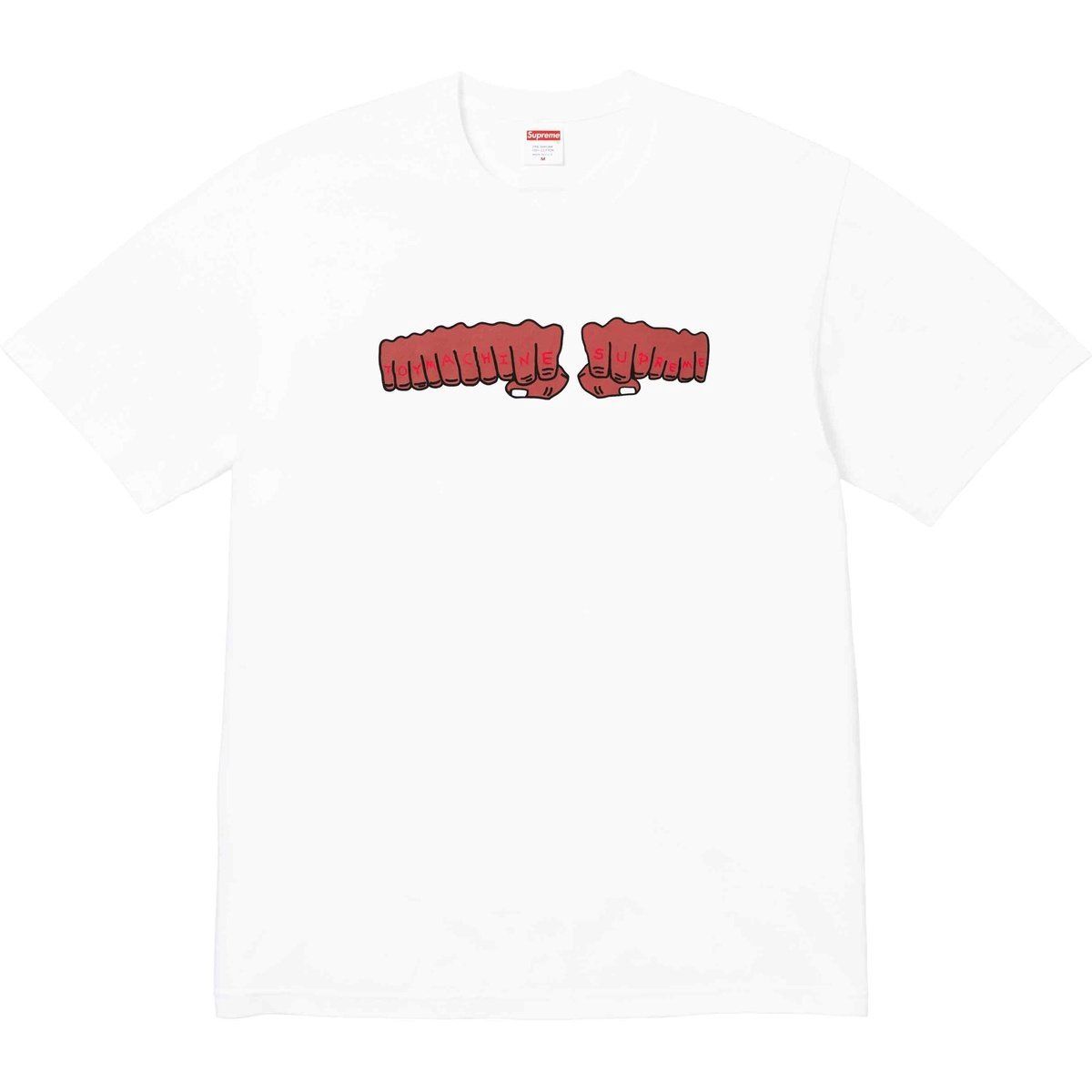 SUPREME TOY MACHINE FIST TEE &quot;WHITE&quot;