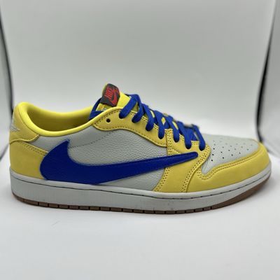 JORDAN 1 LOW TRAVIS SCOTT "CANARY" SZ 12M
