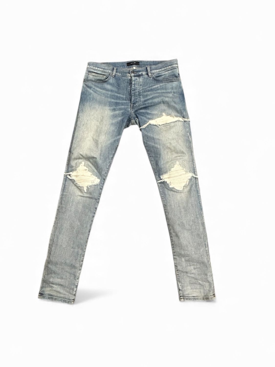 AMIRI BLUE MX 1 ULTRASUEDE JEAN