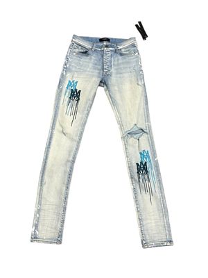 AMIRI MA DRIP JEANS "LIGHT INDIGO"