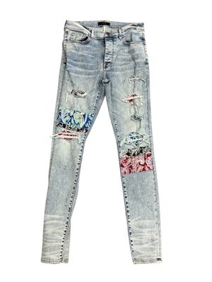 AMIRI PAJAMA ART PATCH JEANS