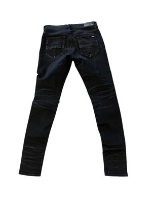 AMIRI MX1 SUEDE RED/BLACK JEANS