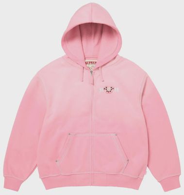 SUPREME X TRUE RELIGION ZIP UP "PINK"