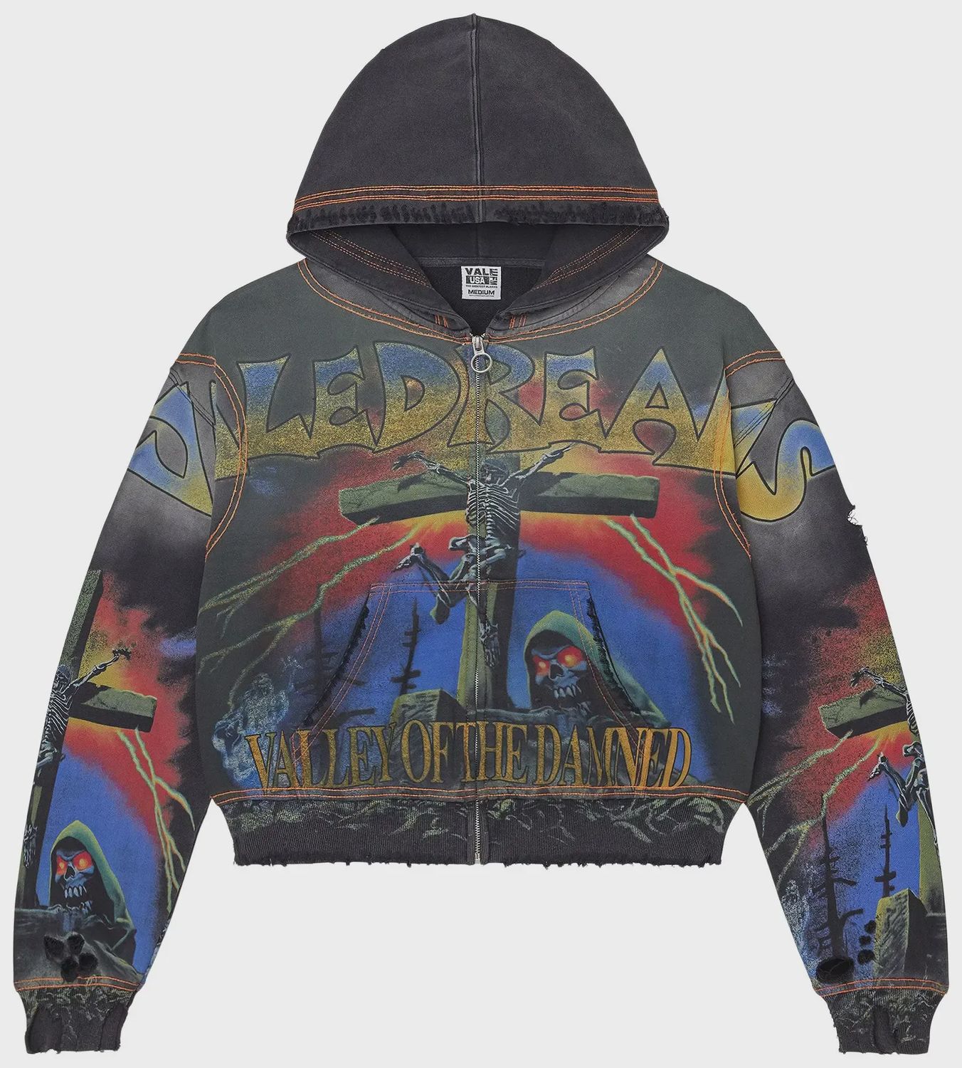 VALE FOREVER DAMNED BIG BLACK ZIP