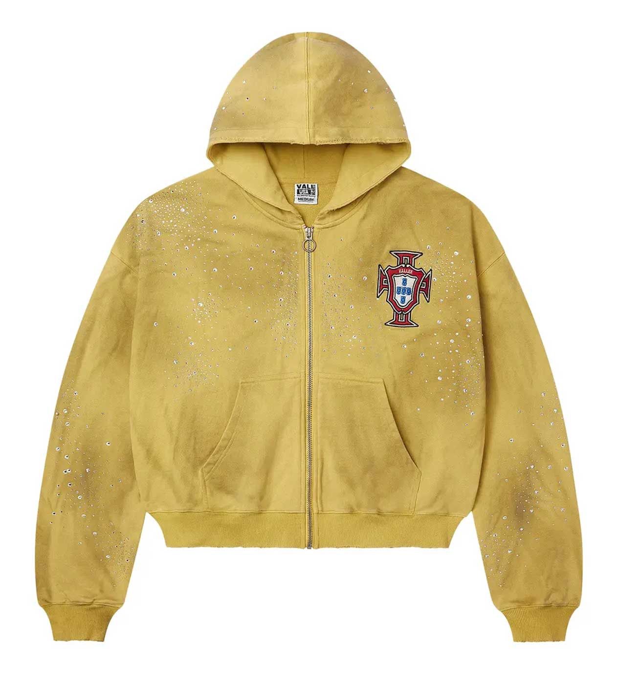 VALE FOREVER SUN CLUSTERED ZIP UP "YELLOW"