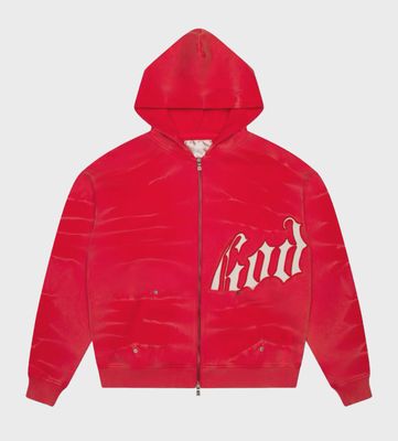 GODSPEED OG LOGO SWEATSUIT V2 "RED TIE-DYE"