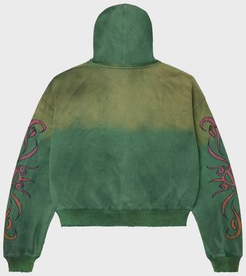 VALE FOREVER INFERNO GREEN ZIP UP