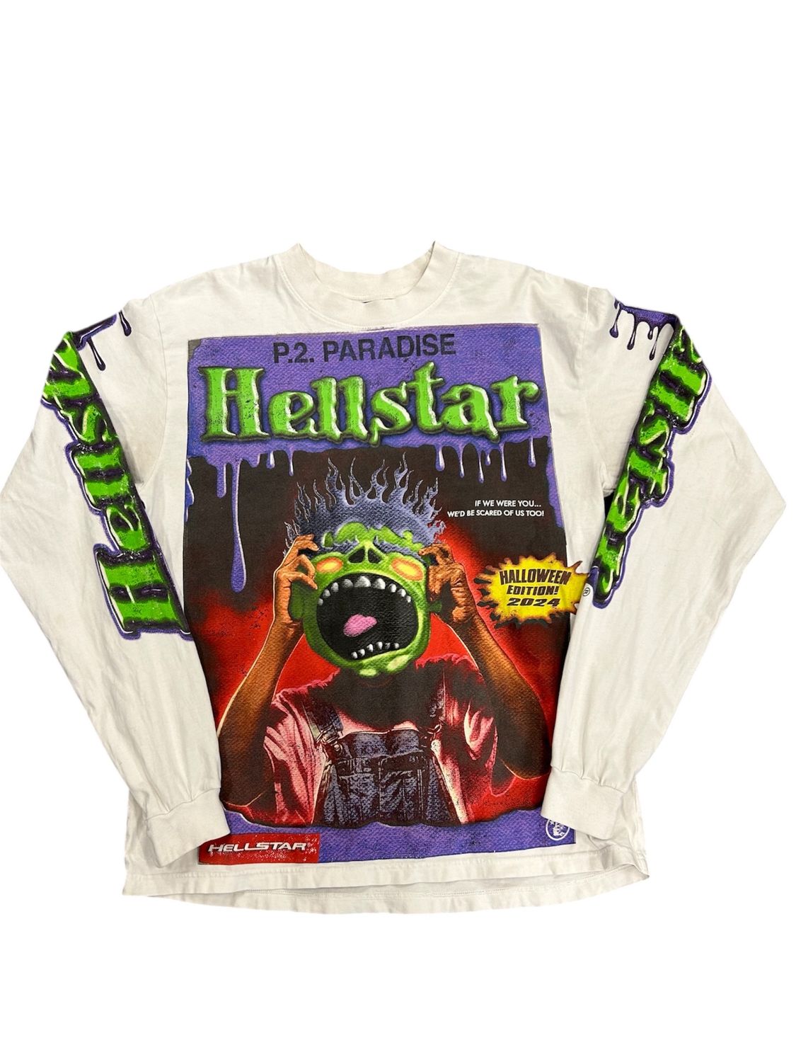 HELLSTAR HORROR BOOK L/S “WHITE”