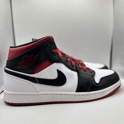 JORDAN 1 MID “GYM RED BLACK TOE” SZ 14