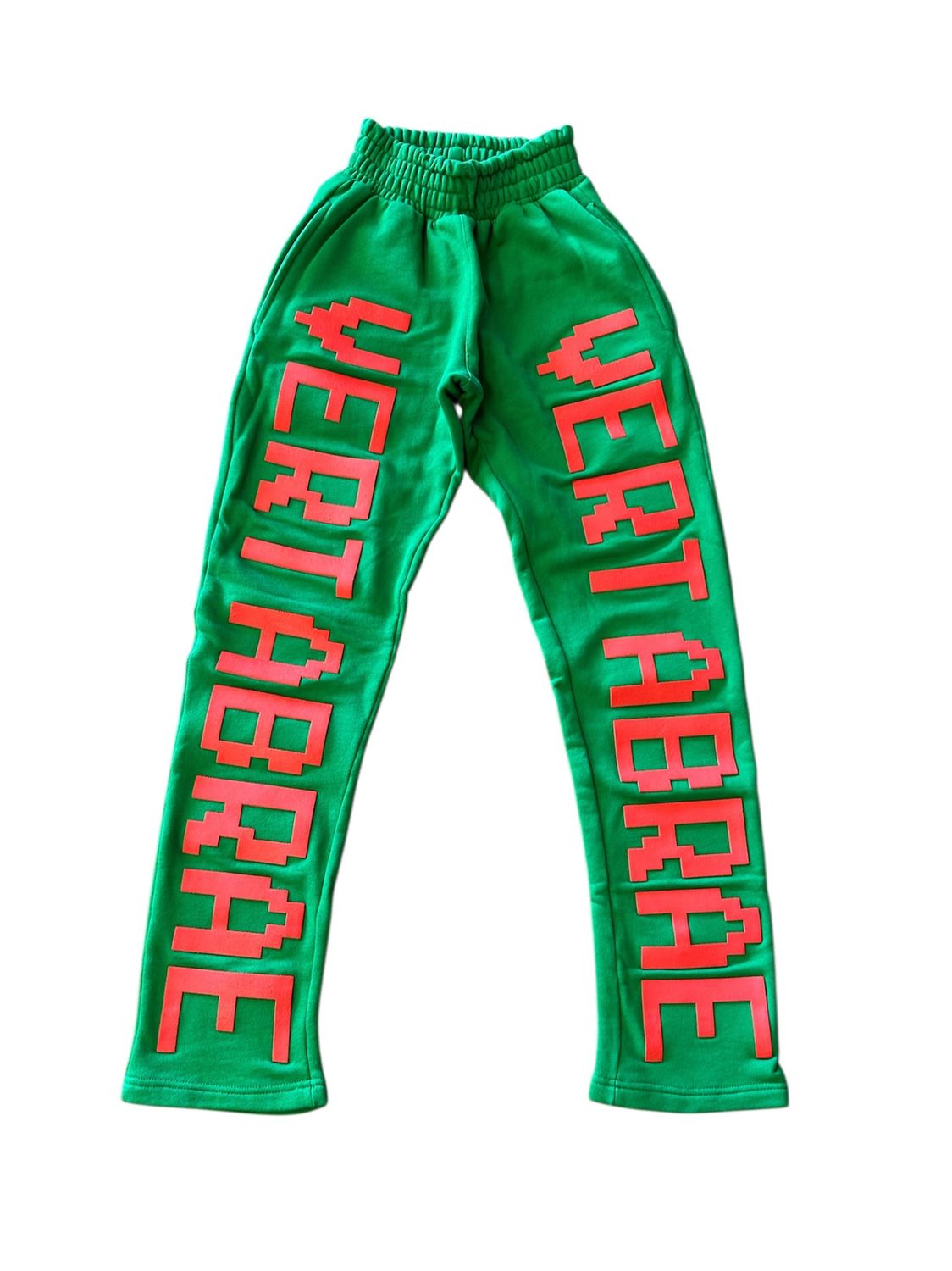 VERTABRAE SWEATPANTS “GREEN/ORANGE”