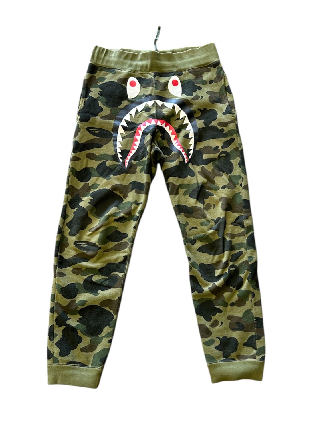 BAPE 1st CAMO SHARK SLIM SWEATPANTS
