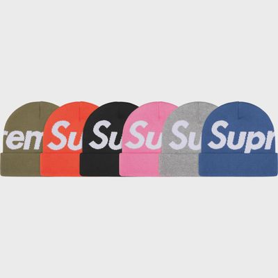 SUPREME BIG LOGO BEANIE