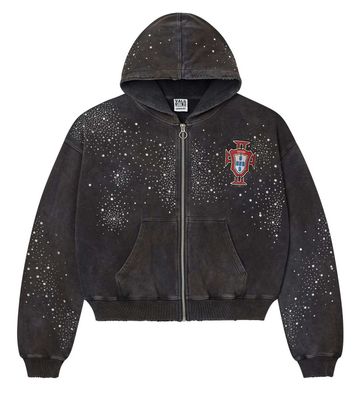 VALE FORVER PLUTO CLUSTER ZIP UP BLACK