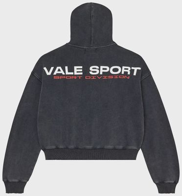 VALE FOREVER STAPLE ZIP UP "FADED BLACK"