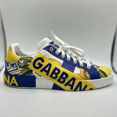 DOLCE GABANNA TROPICAL LOW SNEAKER SZ 10