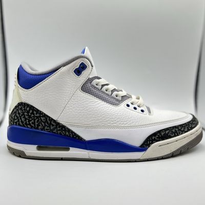 JORDAN 3 “RACER BLUE” SZ 10 N.B.