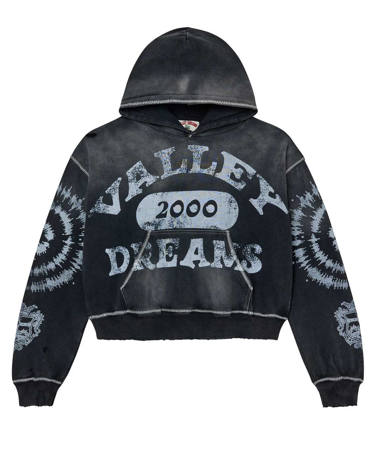 VALE FOREVER SPIRAL ZIP UP "BLACK"