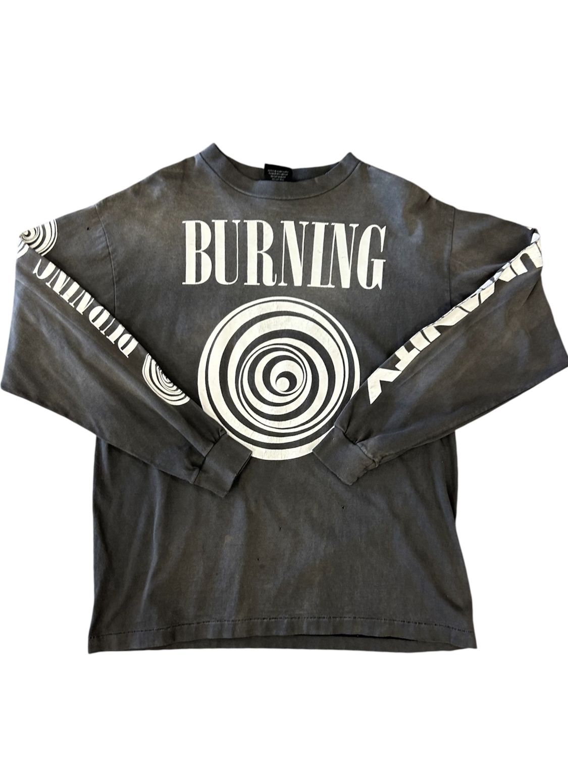 SAINT MICHAEL BURNING HUMANITY DISTRESSED TEE