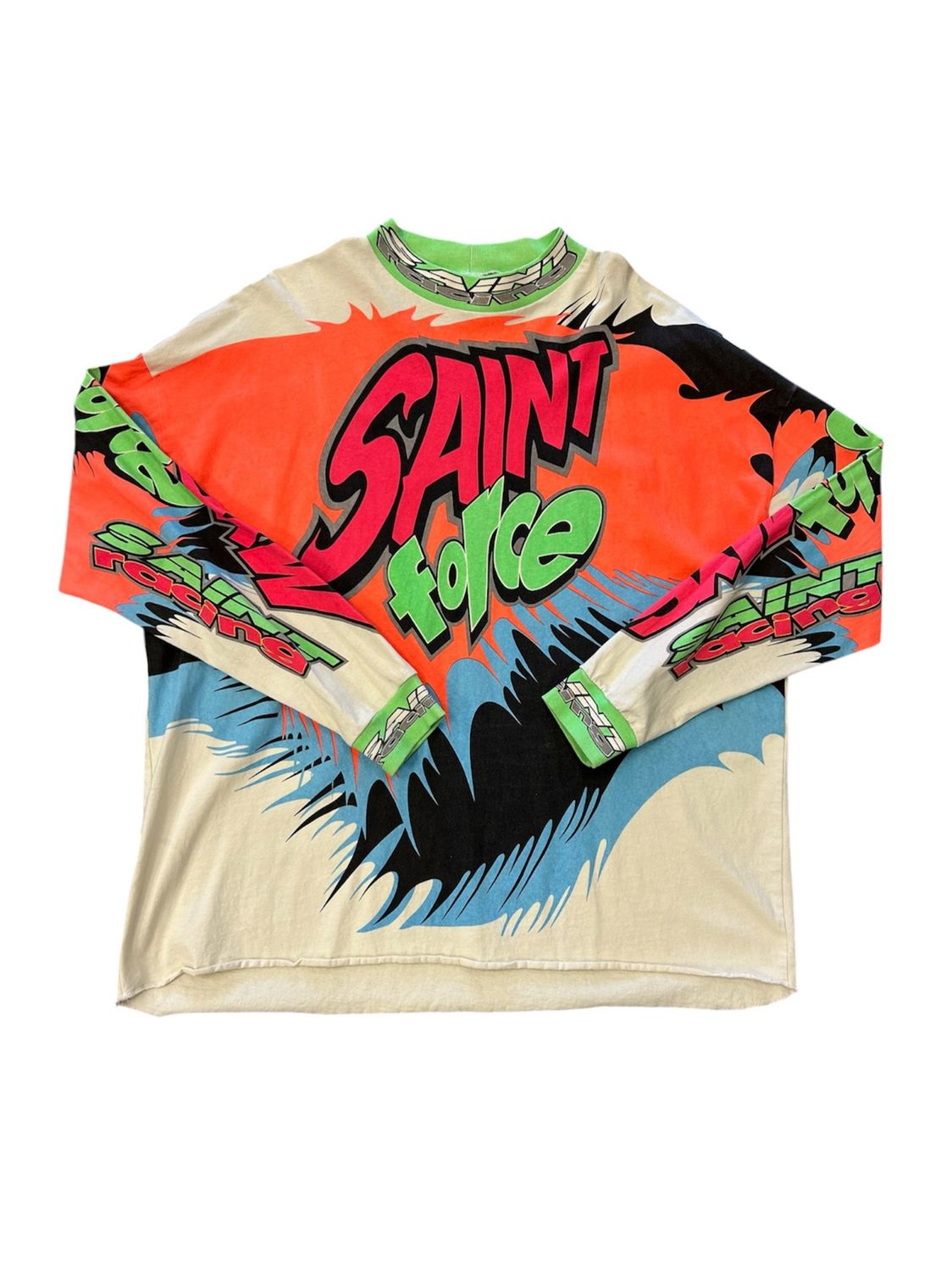 SAINT Mxxxxxx SAINT RACING L/S  "WHITE"