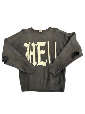 SAINT MICHAEL X DENIM TEARS HELL CREWNECK