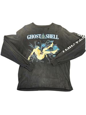 SAINT MICHAEL VINTAGE PRINT LONG SLEEVE T-SHIRT