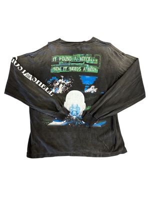 SAINT MICHAEL VINTAGE PRINT LONG SLEEVE T-SHIRT