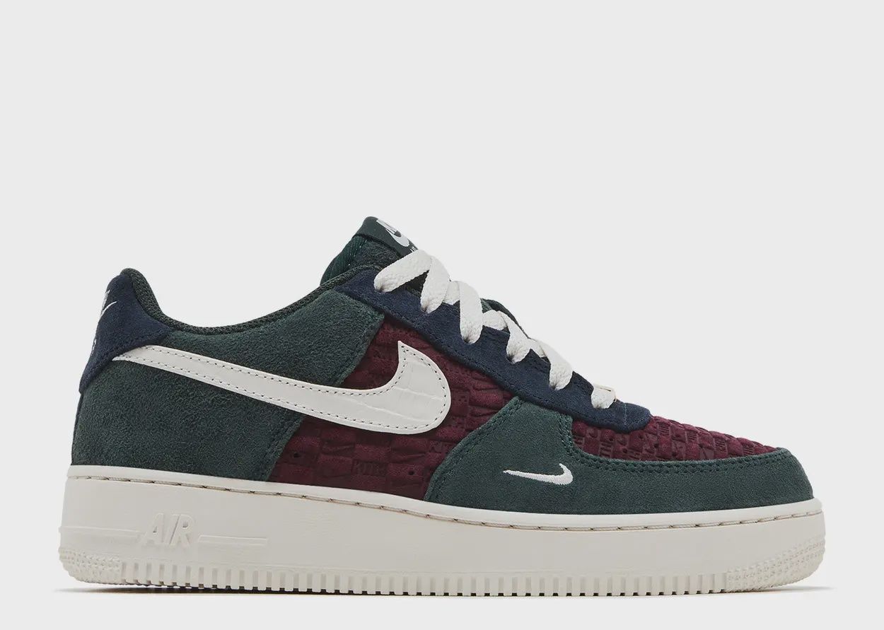 NIKE AIR FORCE 1 LOW X KITH GS "NIGHT MAROON"