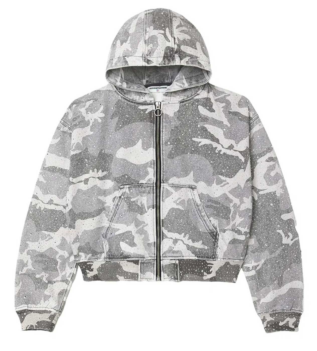 VALE FOREVER WINTER CRYSTAL CAMO WORK JACKET GREY