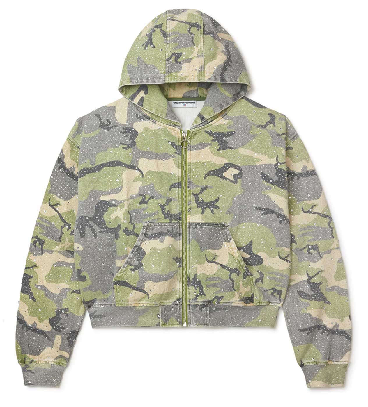 VALE FOREVER WINTER CRYSTAL CAMO WORK JACKET GREEN