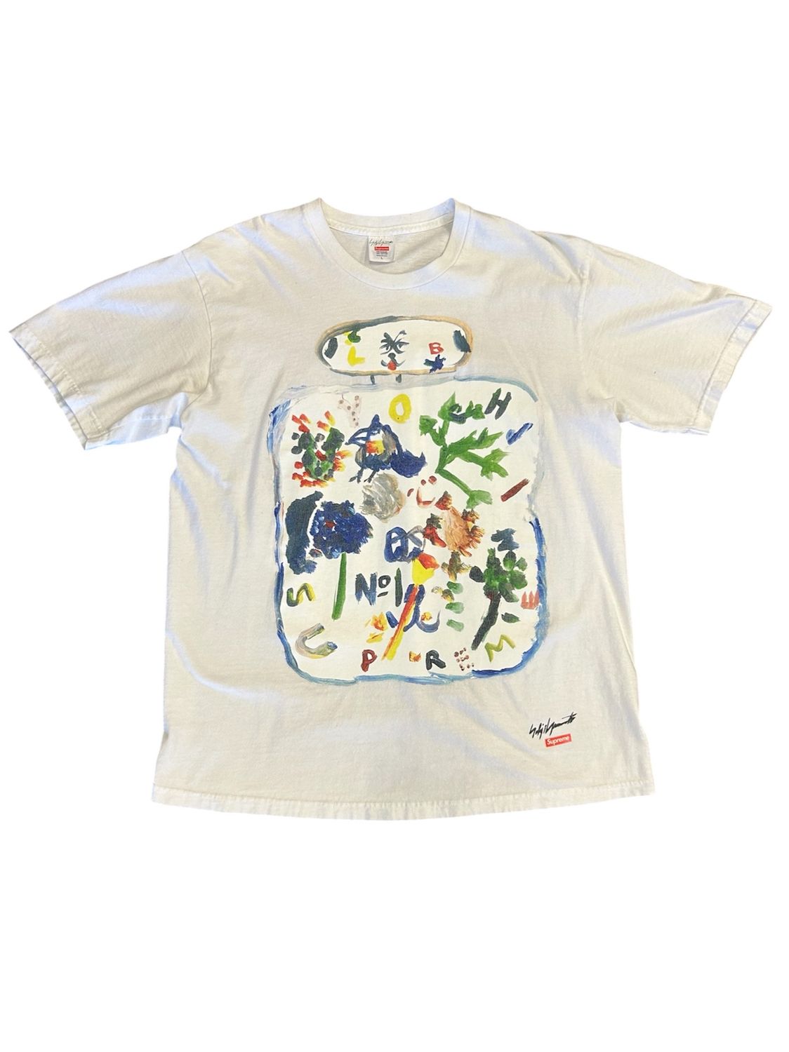 SUPREME YOHJI YAMAMOTO PAINT TEE