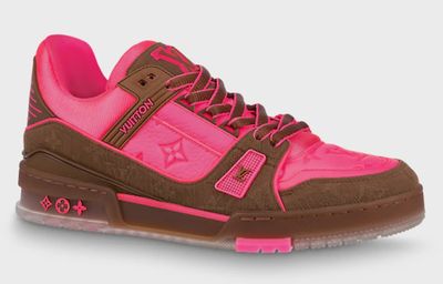 LOUIS VUITTON TRAINER "PINK BROWN"