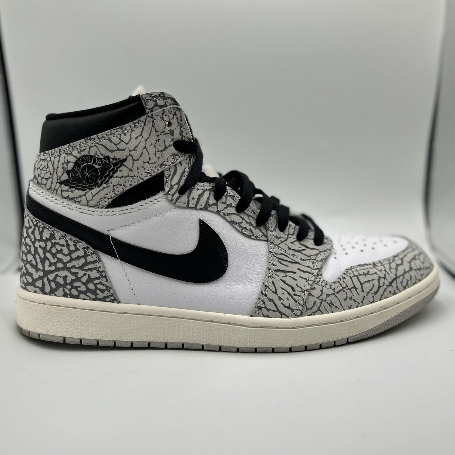 JORDAN 1 HIGH “WHITE CEMENT” 12 N.B.
