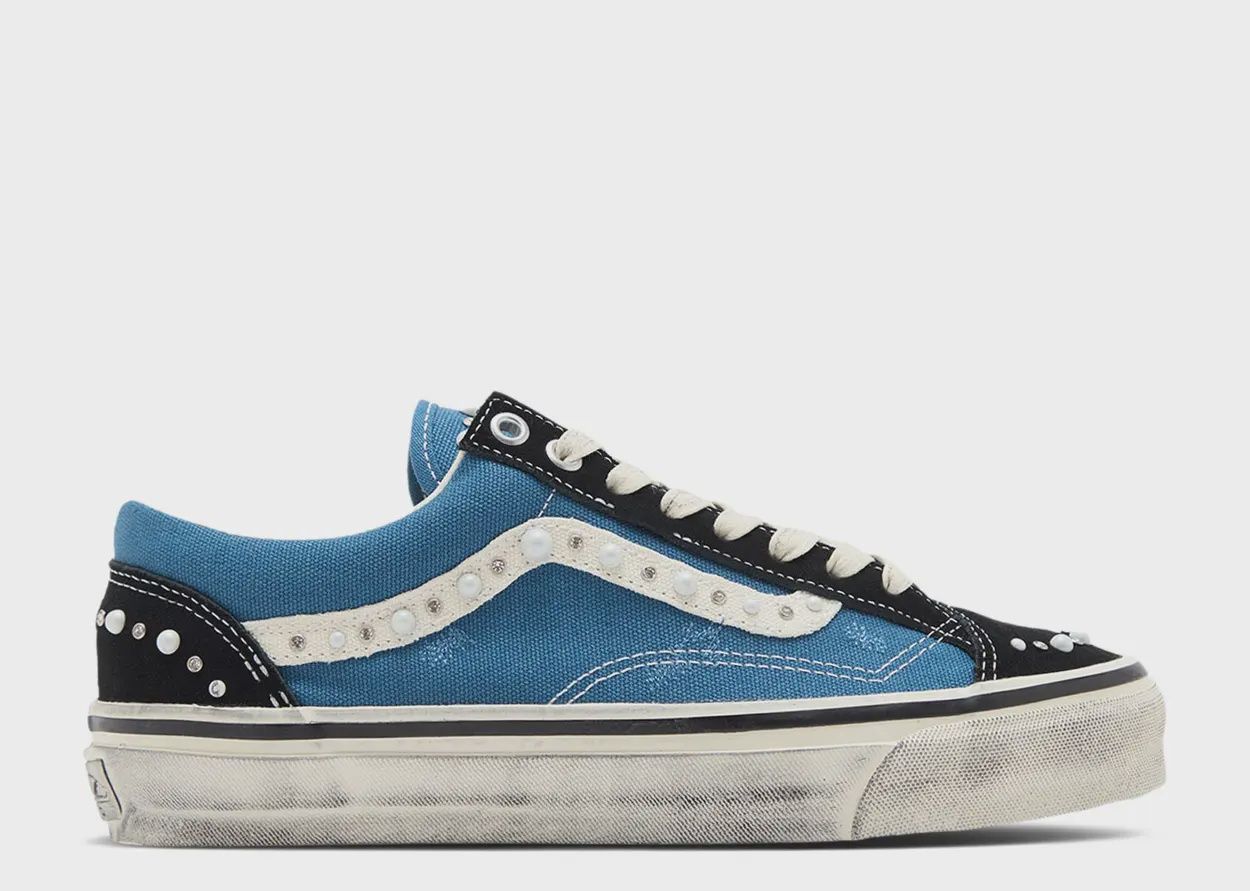 VANS OLD SKOOL 36 LX PEARLIZED PACK- "BLACK NAVY"