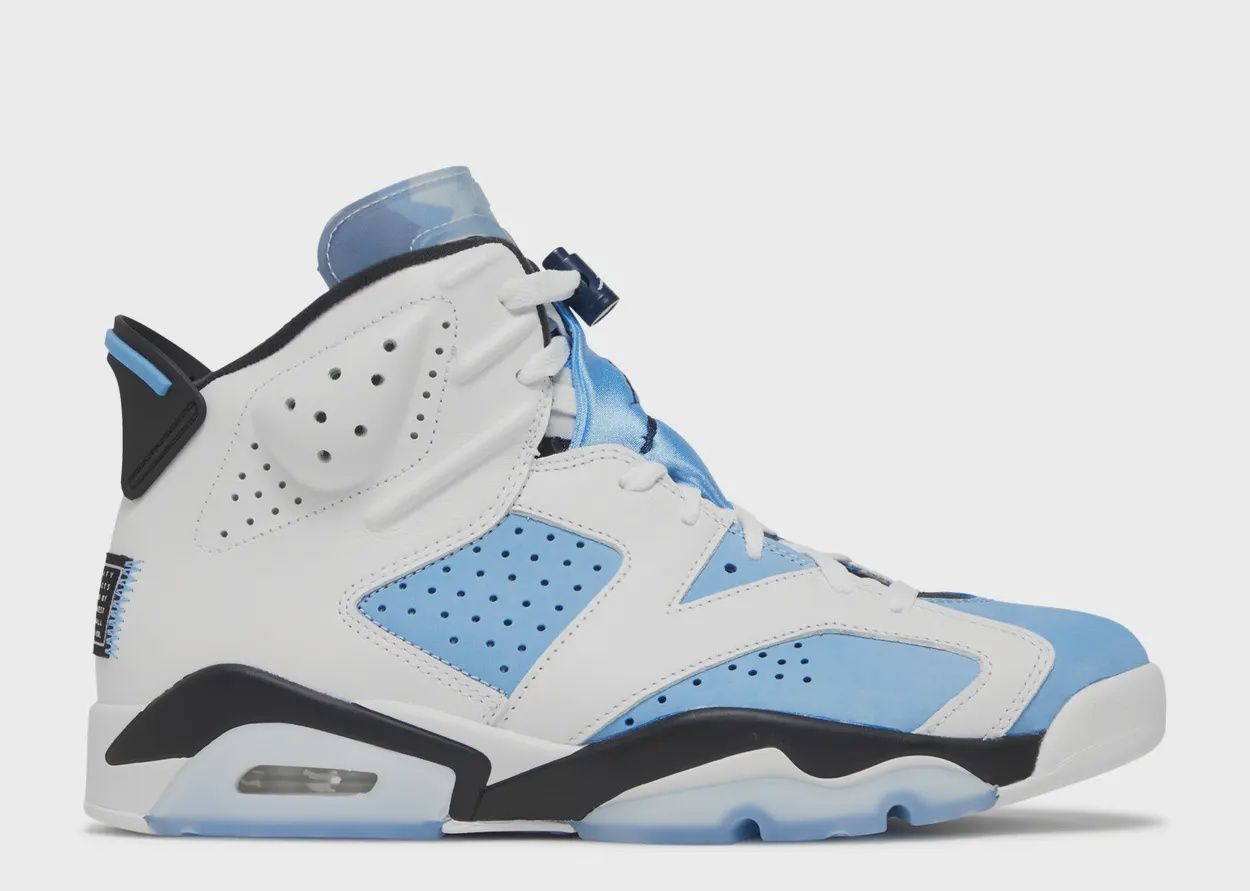 JORDAN 6 "UNC WHITE"