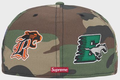SUPREME MASCOTS S LOGO NEW ERA "WOODLAND CAMO"