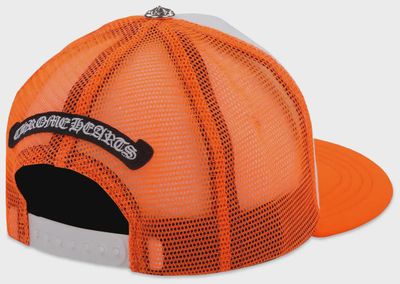CHROME HEARTS CEMETERY TRUCKER HAT "ORANGE"